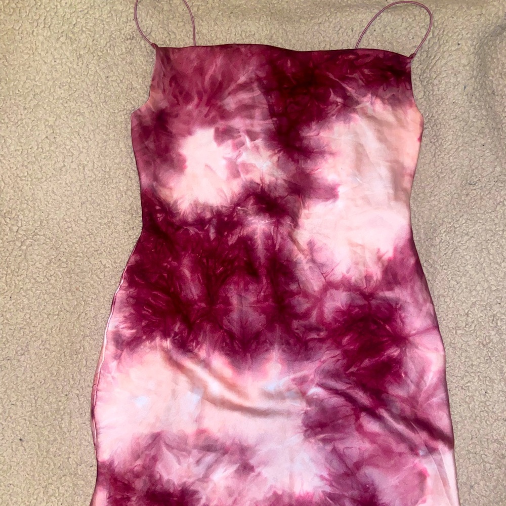 Skinny Strap Silk Dress 🤍